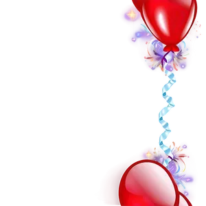 Small Red Balloons PNG Pqy