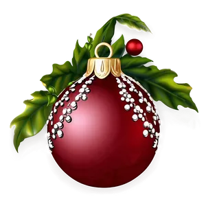 Small Red Ornament PNG 06212024