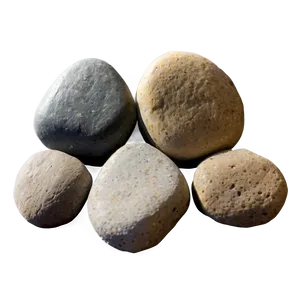 Small River Rock Collection Png 06292024 PNG image