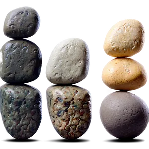 Small River Rock Collection Png Ycp9 PNG image