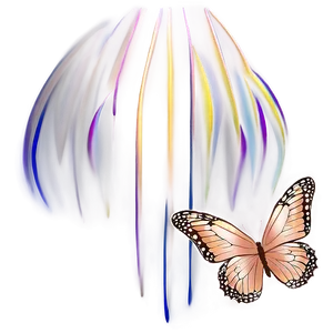 Small Rose Gold Butterfly PNG 06282024