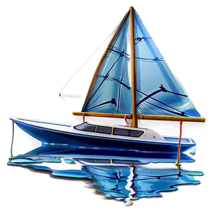 Small Sailboat On Water Png 05242024 PNG image