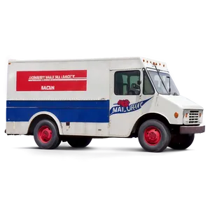 Small Town Mail Truck PNG Ysh23
