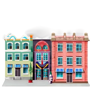 Small Town Scenery PNG Gtf PNG