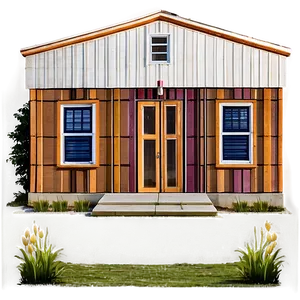 Small Town School Building PNG 31