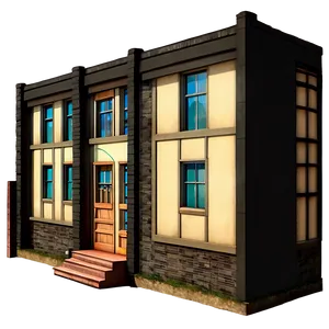 Small Townhouse Building Png 94 PNG image