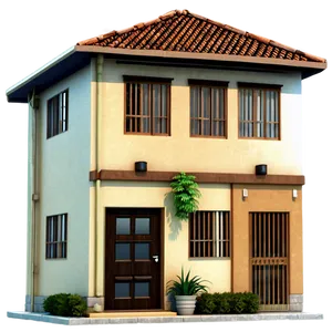 Small Townhouse Building Png Qil8 PNG image