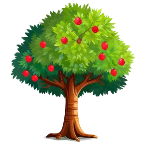 Small Tree Flat Design PNG 06132024 PNG