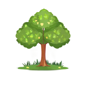 Small Tree Flat Design PNG Doy71 PNG