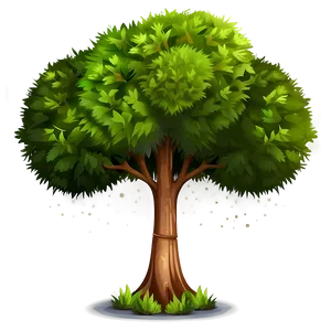 Small Tree Flat Design Png Yje PNG image