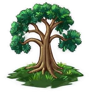 Small Tree Landscape PNG Yww10 PNG