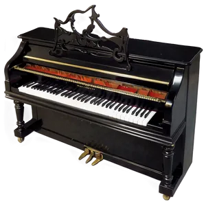 Small Upright Piano For Practice Png Lti PNG image