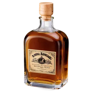 Small Whiskey Bottle PNG 14