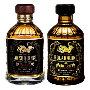 Small Whiskey Bottle PNG 89