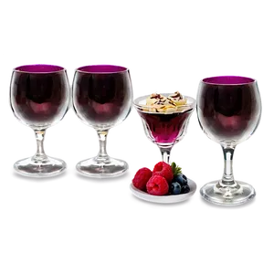 Small Wine Glasses For Desserts PNG Dpr PNG
