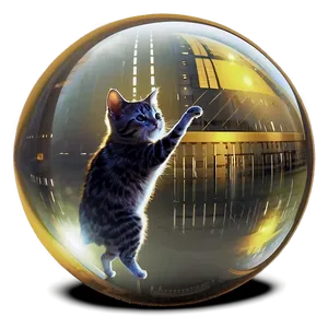 Smart Cat Meme PNG 29