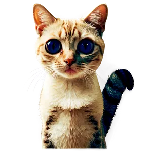 Smart Cat Meme PNG 30