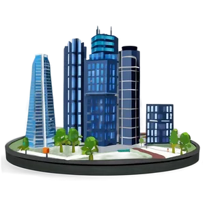 Smart City Technology Layout PNG Hbr