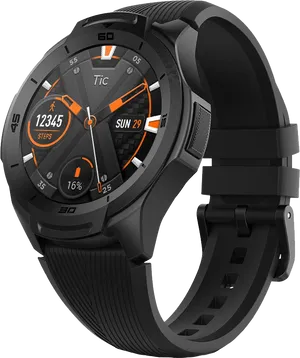 Smart Fitness Watch Display PNG image