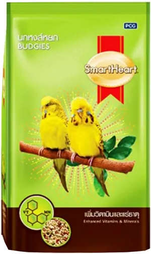 Smart Heart Budgies Food Package PNG image