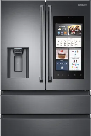 Smart Refrigeratorwith Touch Screen PNG