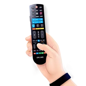 Smart Tv Remote Control Png Diq PNG image