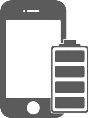 Smartphone Battery Icon Graphic PNG image