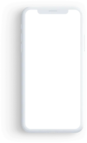 Smartphone Blank Screen Template PNG image