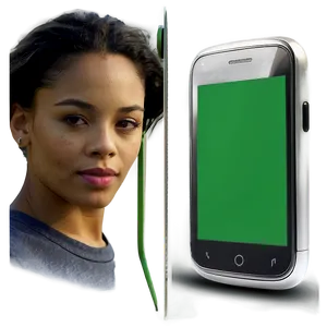 Smartphone For Video Editing Green Screen PNG 06282024