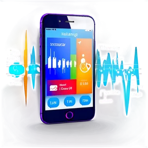 Smartphone Health Apps PNG Ich