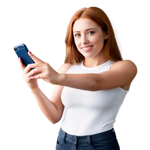 Smartphone Holding Gesture Png 06272024 PNG image