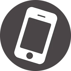 Smartphone Icon Graphic PNG image