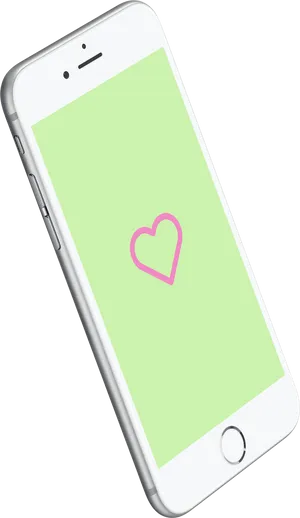 Smartphone Love Heart Wallpaper Clipart PNG image