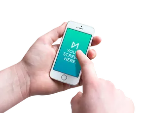 Smartphone Mockupin Hand