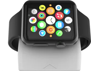 Smartwatch App Interface Display PNG