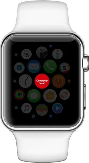 Smartwatch App Interface Display PNG image