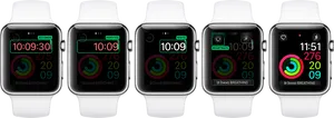 Smartwatch Display Variations PNG image