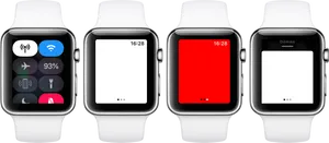 Smartwatch Flashlight Feature Demonstration