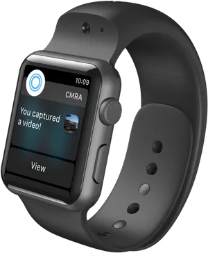 Smartwatchwith Camera Notification PNG image