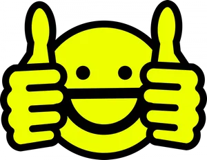 Smiley Face Thumbs Up Emoji.png PNG image