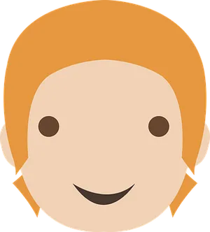 Smiling Cartoon Face Icon PNG image