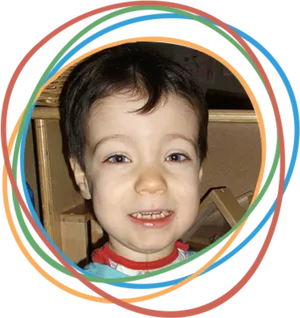 Smiling Child Portrait PNG
