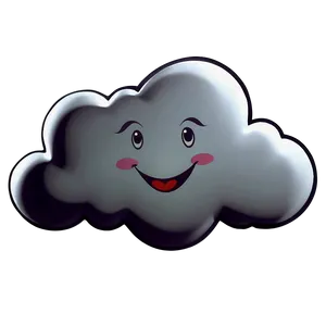 Smiling Cloud Cartoon Png Txy53 PNG image