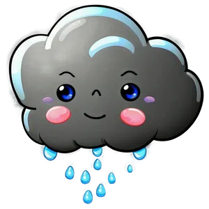 Smiling Cloud Clipart Png 06252024 PNG image