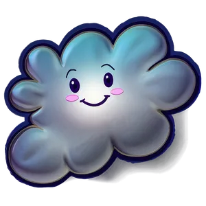 Smiling Cloud Clipart PNG Rtc PNG