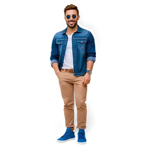 Smiling Cool Guy Cartoon Png Lod35 PNG image