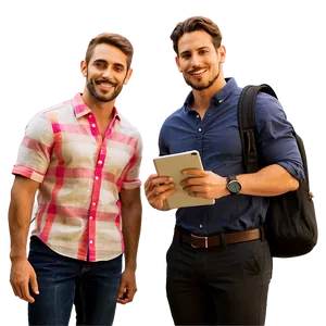 Smiling Cool Guy Cartoon PNG Nje69 PNG