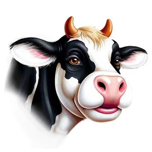 Smiling Cow PNG Wwr74