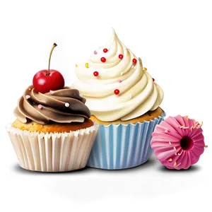 Smiling Cupcake PNG Kir12 PNG