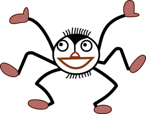 Smiling Egg Face Black Background PNG image